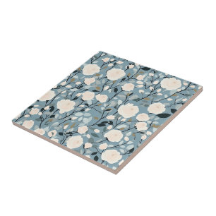 Boho Rose Ceramic Tiles  For Spa-Style Bath