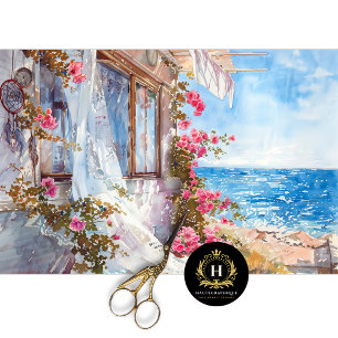 Boho Rose Dreamcatcher Coastal Decoupage  Tissue Paper