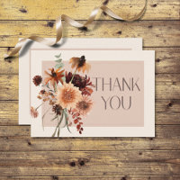 Boho Rust & Cream Fall Floral Wedding