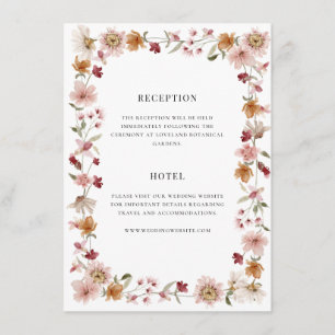 Boho Rustic Enclosure Card