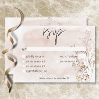 Boho Rustic Pampas & Dried Grass Bouquet Dinner
