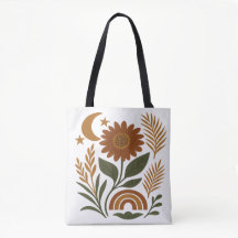 Boho Rustic Sunflower & Rainbow