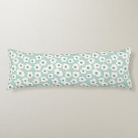 Boho Sage Green White Grey Floral 
