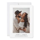 Boho Save the Date, Photo Minimalist Save the Date