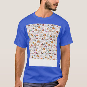 Boho Seamless Pattern Bohemian Hippie Gypsy Flower T-Shirt