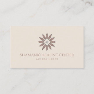 Boho Shamanic Healing Custom Name Business Card