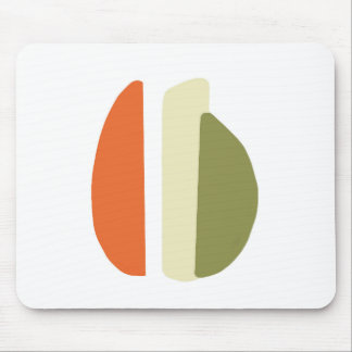 boho shapes abstract mouse pad