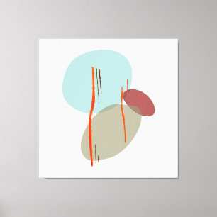 Boho Shapes Canvas Print