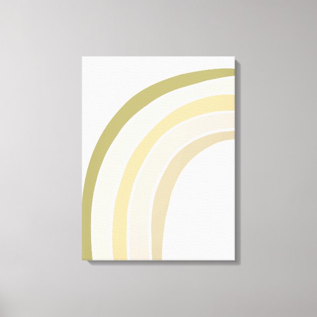 Boho Single Rainbow Wall art Décor Canvas (Front)