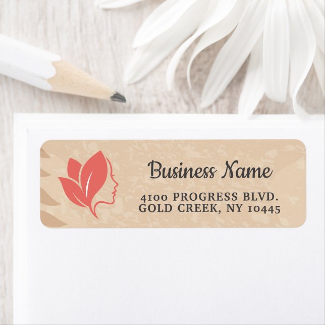 Boho Skincare / Beauty Return Address Label  (Insitu)