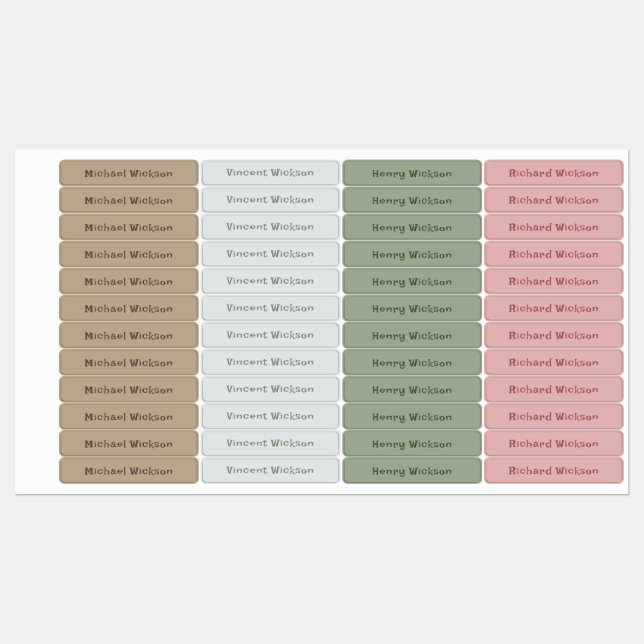 Boho Skinny Adhesive Waterproof  (Sheet)