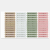 Boho Skinny Adhesive Waterproof Labels