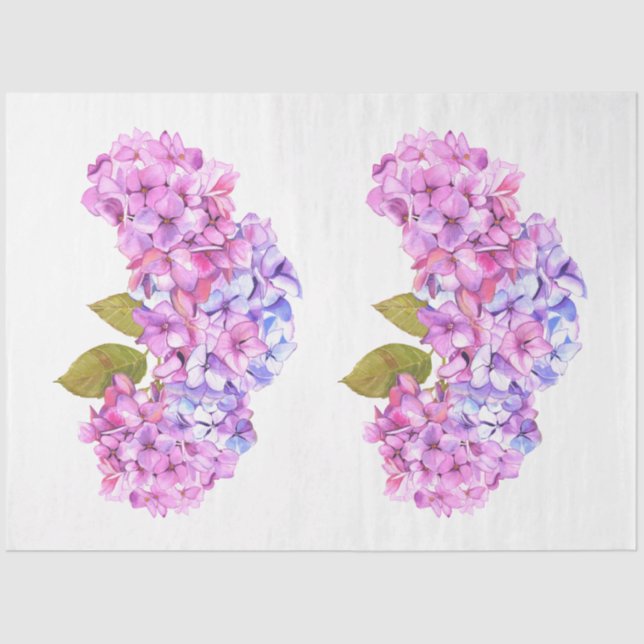 Boho Skull and Flowers Series Design 9 Tissue Paper (Front)