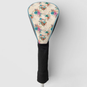 Boho Skull Series Design 3 Golf Head Cover
