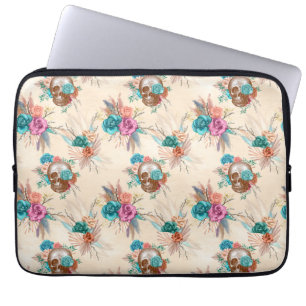 Boho Skull Series Design 3 Laptop Sleeve