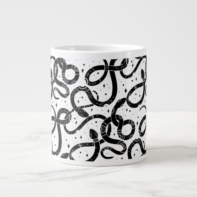 Boho snakes large coffee mug (Front)