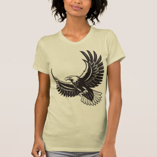 Boho Soaring Eagle Artistic Women's T-Shirt