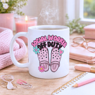 Boho Social Worker Off Duty Coffee Mug