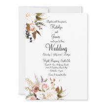 Boho Soft Coloured Roses & White Flowers Wedding