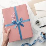 Boho Solid Pink #E49992 Wrapping Paper<br><div class="desc">Beautiful bohemian pink wrapping paper. Great for girly boho birthday,  bridal shower,  house warming and graduation gifts. Boho Solid Pink #E49992 Wrapping Paper.</div>