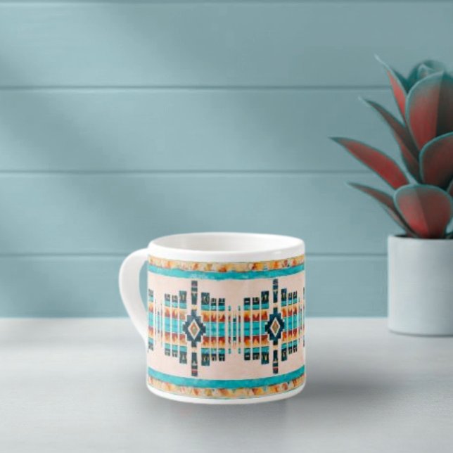 Boho Southwest Inspired Espresso Cup (Creator Uploaded)