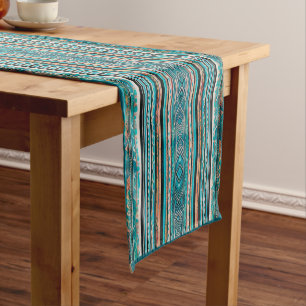 Boho Southwest Inspired  Short Table Runner