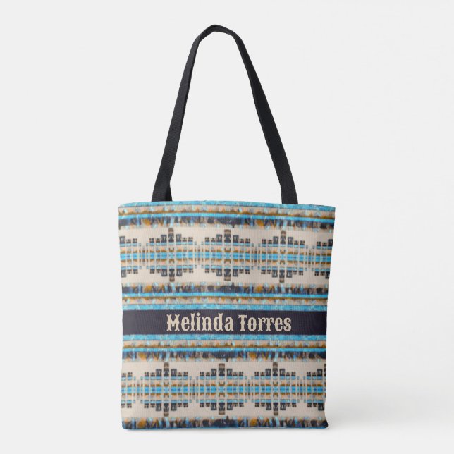 Boho Southwest Inspired  Tote Bag (Back)