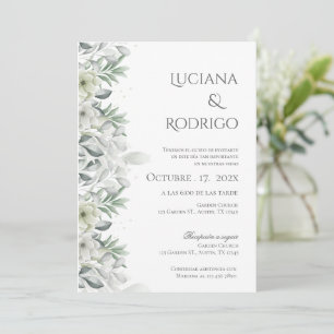 Boho Spanish Wedding Invitation
