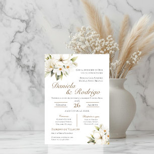 Boho Spanish Wedding Invitation