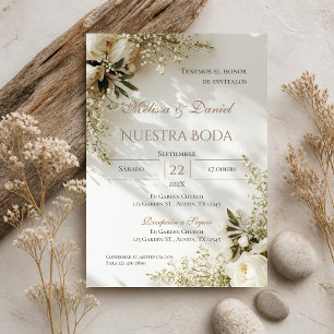 Boho Spanish Wedding Invitation