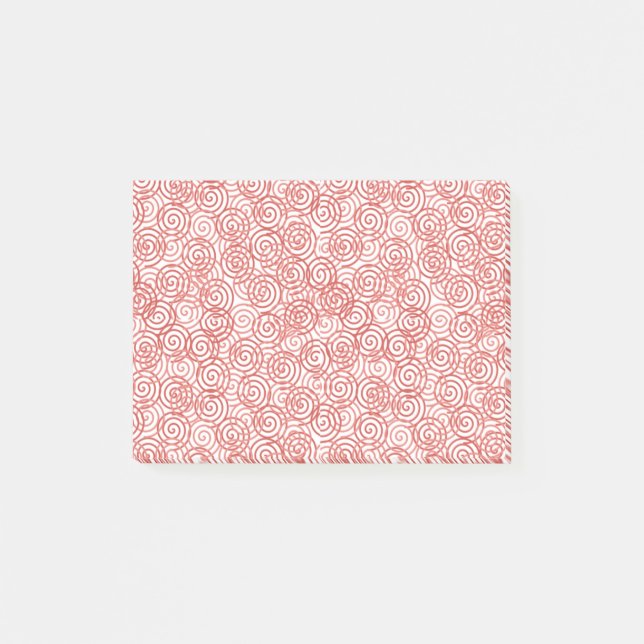 Boho Spirals Post-it Notes (Front)