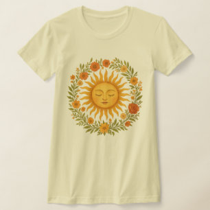 Boho Spiritual Sun   Celestial Hippie Clothing wit T-Shirt