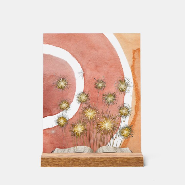 Boho starlight art acrylic sign (Front)