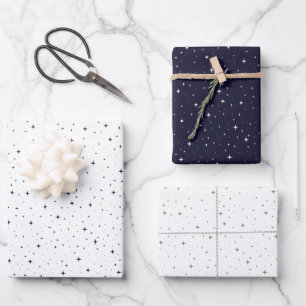 boho stars Christmas  and celebration design Wrapping Paper Sheet