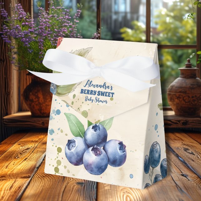 Boho Strawberry Berry Sweet Baby Shower Favour Box (Creator Uploaded)