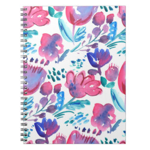 boho style floral rustic hand drawn illustration. notebook