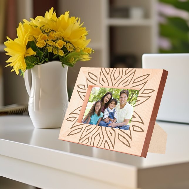Boho Style Pattern Etched Picture Frame (Creator Uploaded)
