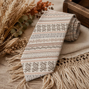 Boho Style Pattern Tie