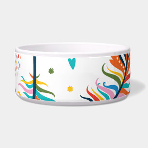 Boho style, seamless feather pattern.