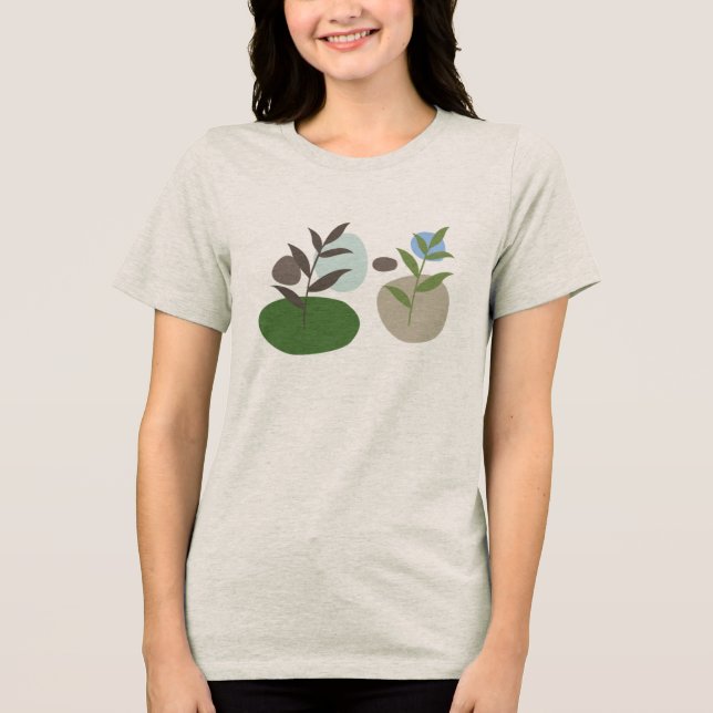Boho Style T-Shirt – Bohemian Graphic Tee for Free (Front)