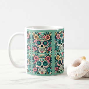Boho SugarSkulls Coffee Mug