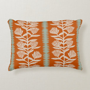 Boho summer cottage geometric terracotta minimalis decorative cushion