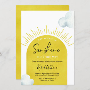 Boho Sun Baby Shower Invitation