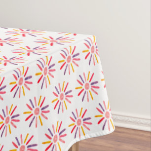 Boho Sun Birthday Baby Shower Gender Neutral Girl  Tablecloth