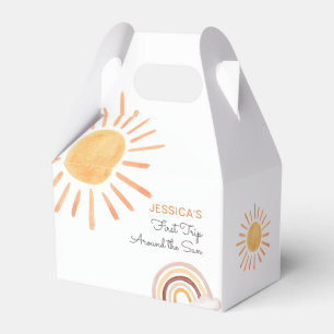 Boho Sun Favors Summer Little Sunshine Birthday Favour Box