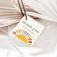 Boho Sun Favour Tags