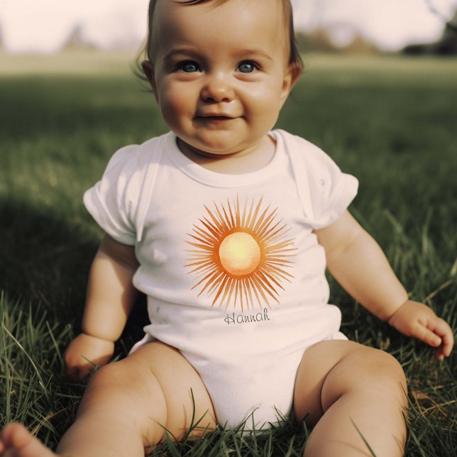 Boho Sun  First Birthday Baby Bodysuit (Creator Uploaded)