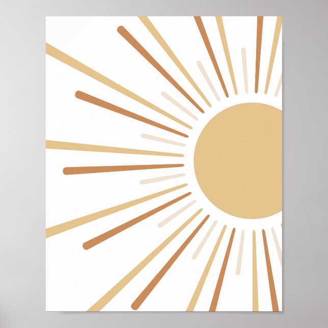 Boho Sun Kids Decor (Front)