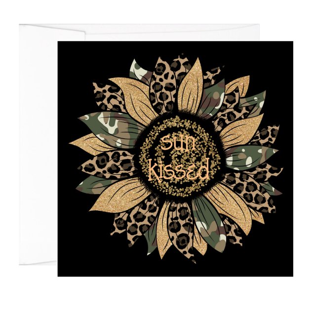 Boho Sun Kissed Sunflower Magnetic Card (Creator Uploaded)