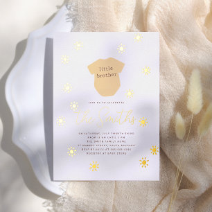 Boho Sun Little Brother Shiny Sunshine Baby Shower